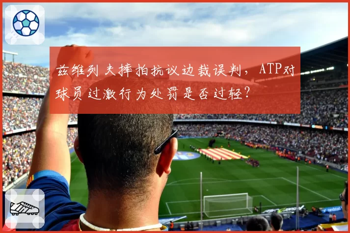 兹维列夫摔拍抗议边裁误判,ATP对球员过激行为处罚是否过轻?